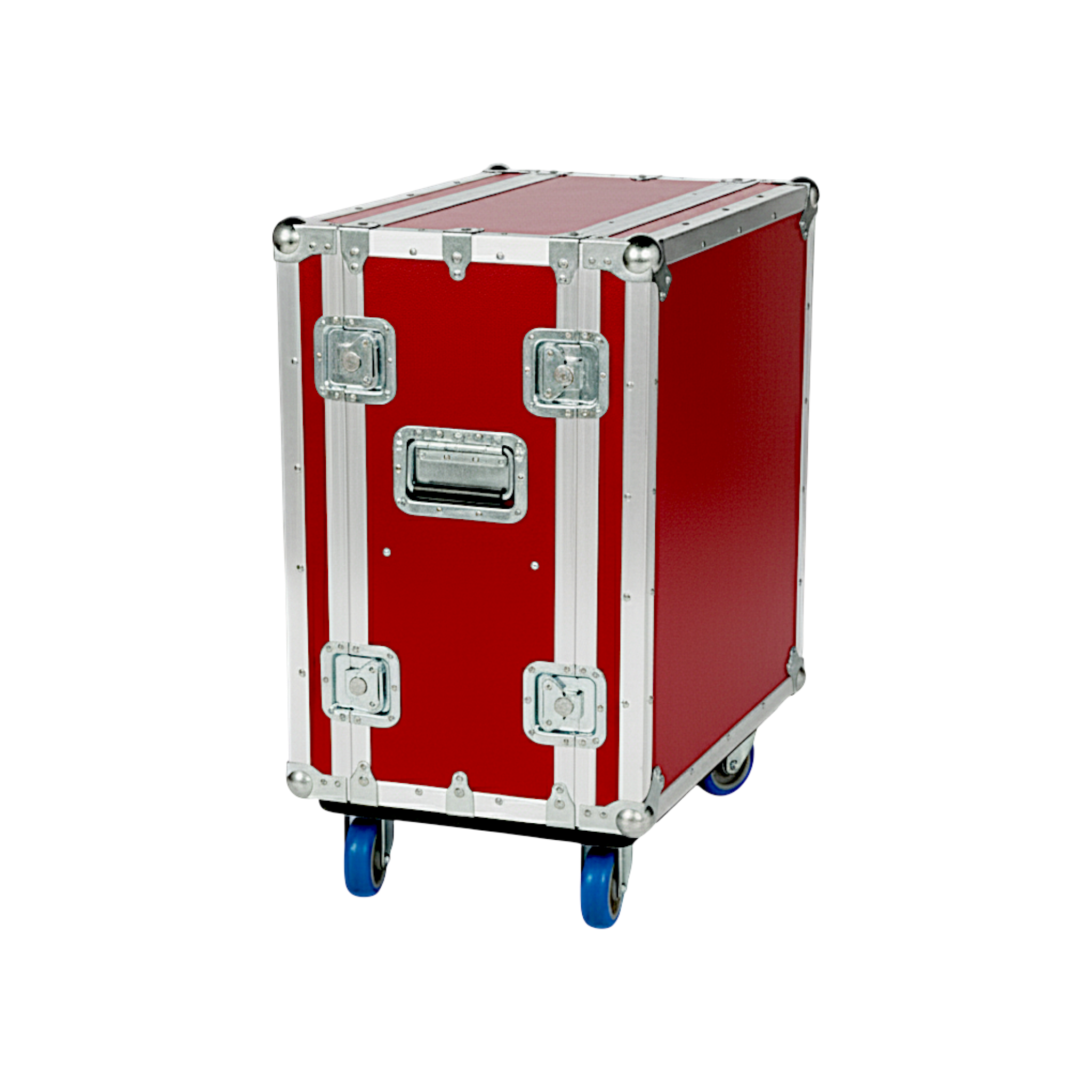Custom Dual Amp Head ATA Road Case With Wheels