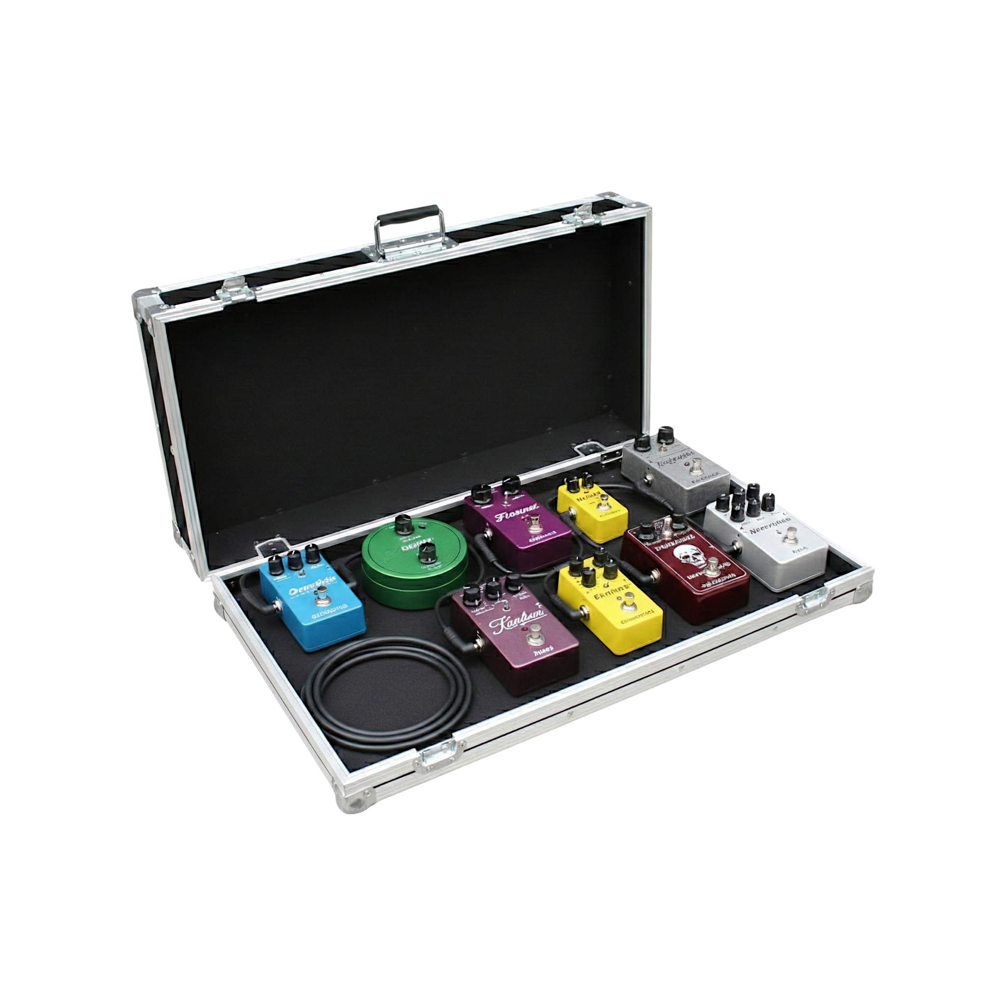 Custom Effect Pedal 3/8" Ply ATA Road Case with Foam Protection