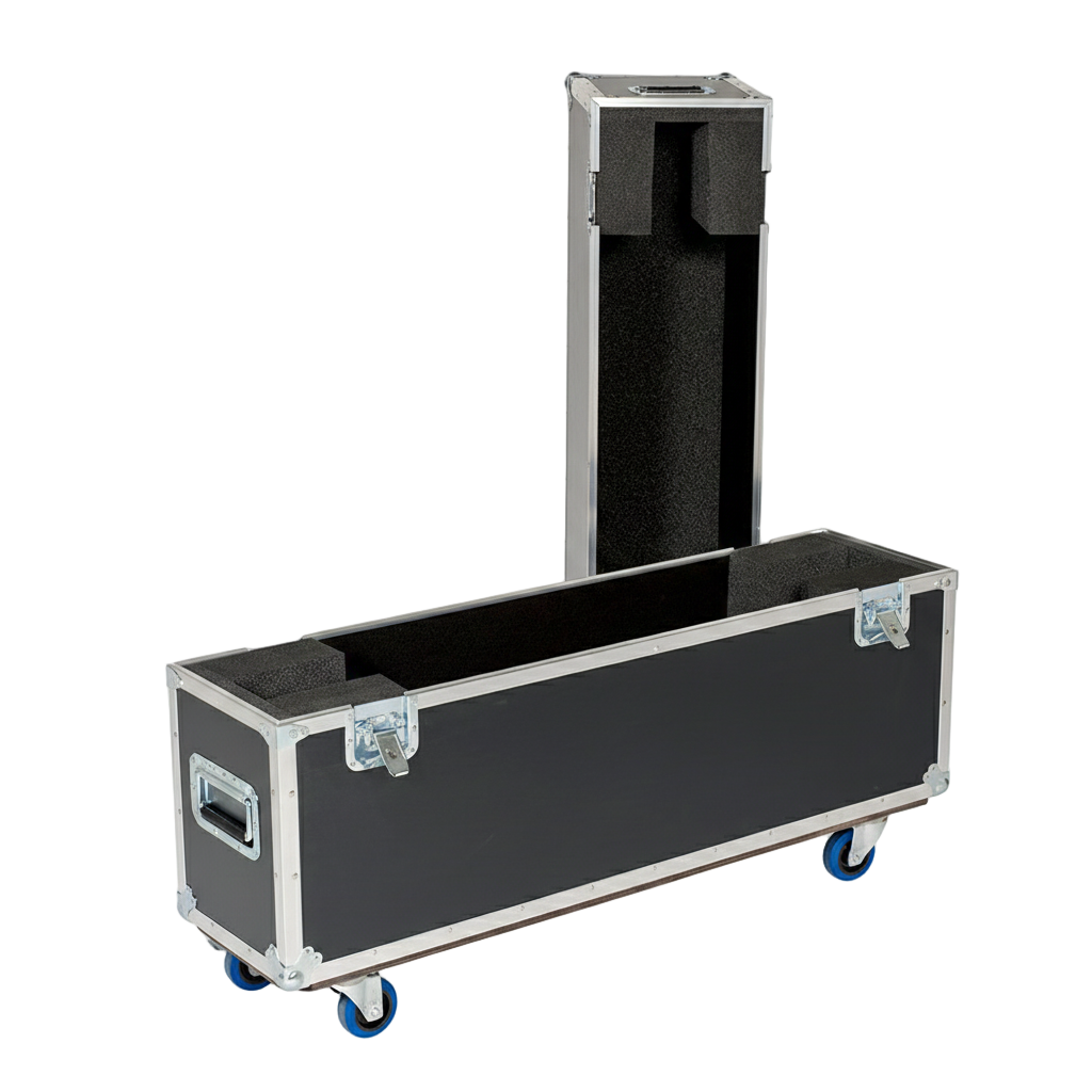 Custom Heavy-Duty 71"-80" Single LCD/LED Flat Screen TV ATA Case