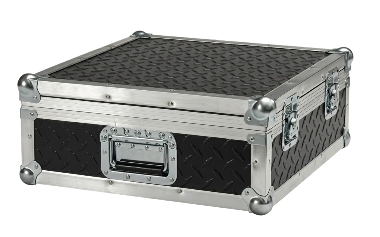 Custom Small Mixer Under 24" ATA Road Case – Carpet Lined