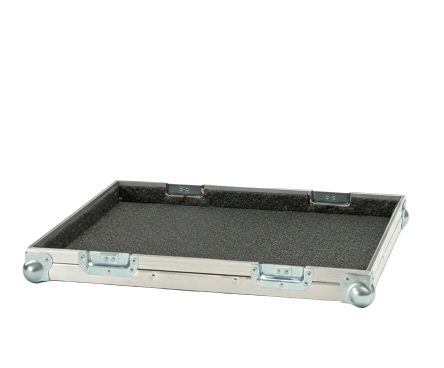 Custom Small Mixer Under 24" ATA Road Case – Carpet Lined
