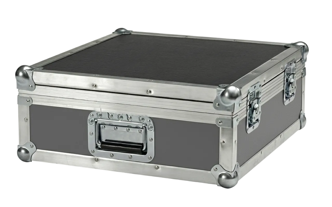 Custom Small Mixer Under 24" ATA Road Case – Carpet Lined