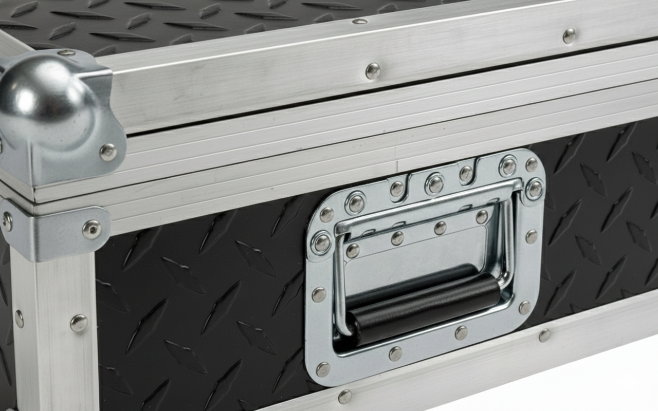 Custom Small Mixer Under 24" ATA Road Case – Carpet Lined