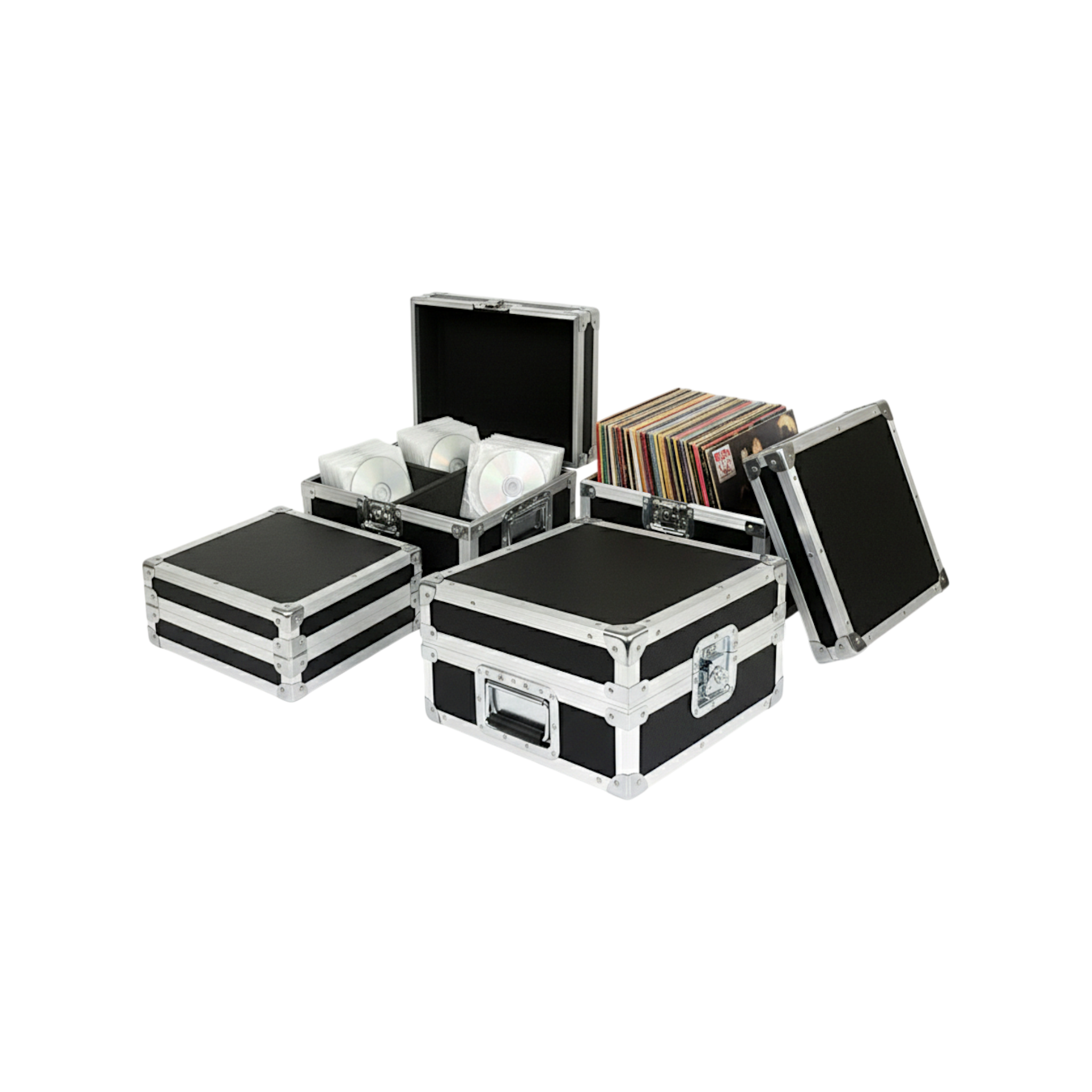 DJ Media ATA Case 1/4" Plywood – CDs, 45s & Albums