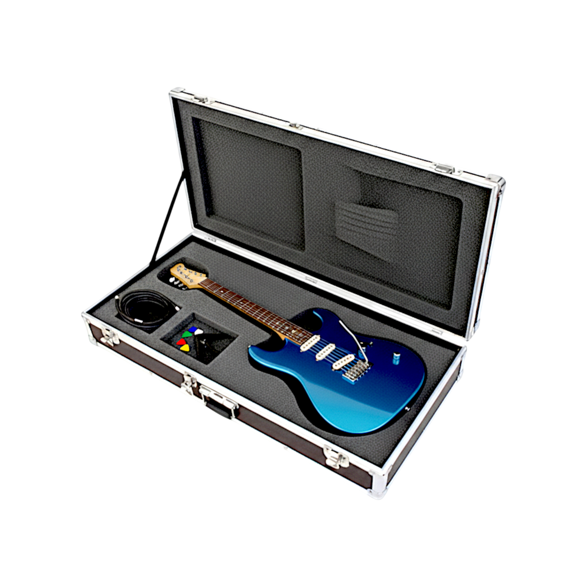 Guitar & Bass ATA Case – 1/4" or 3/8" Plywood with Uncut Foam Layers