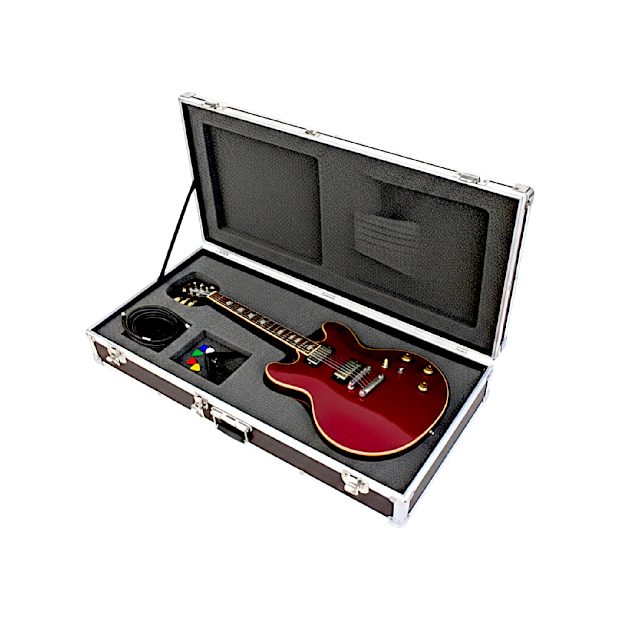 Guitar & Bass ATA Case – 1/4" or 3/8" Plywood with Uncut Foam Layers