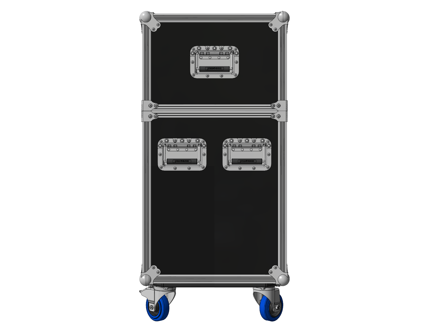 Heavy-Duty 55" Multi-Screen ATA TV Case | Fits 48"-60" Screens