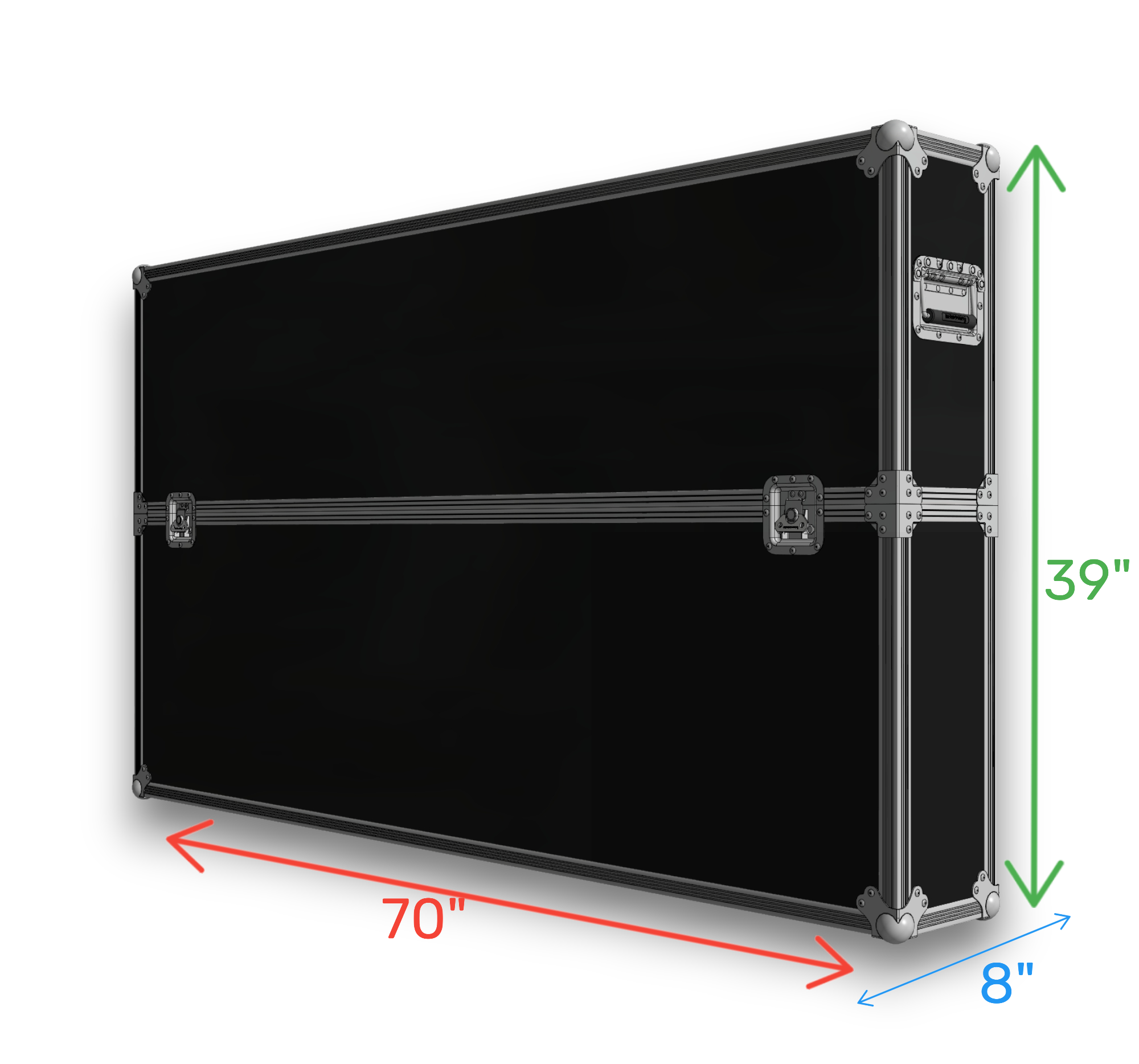 Heavy-Duty 70" LED LCD Flat Screen ATA TV Case