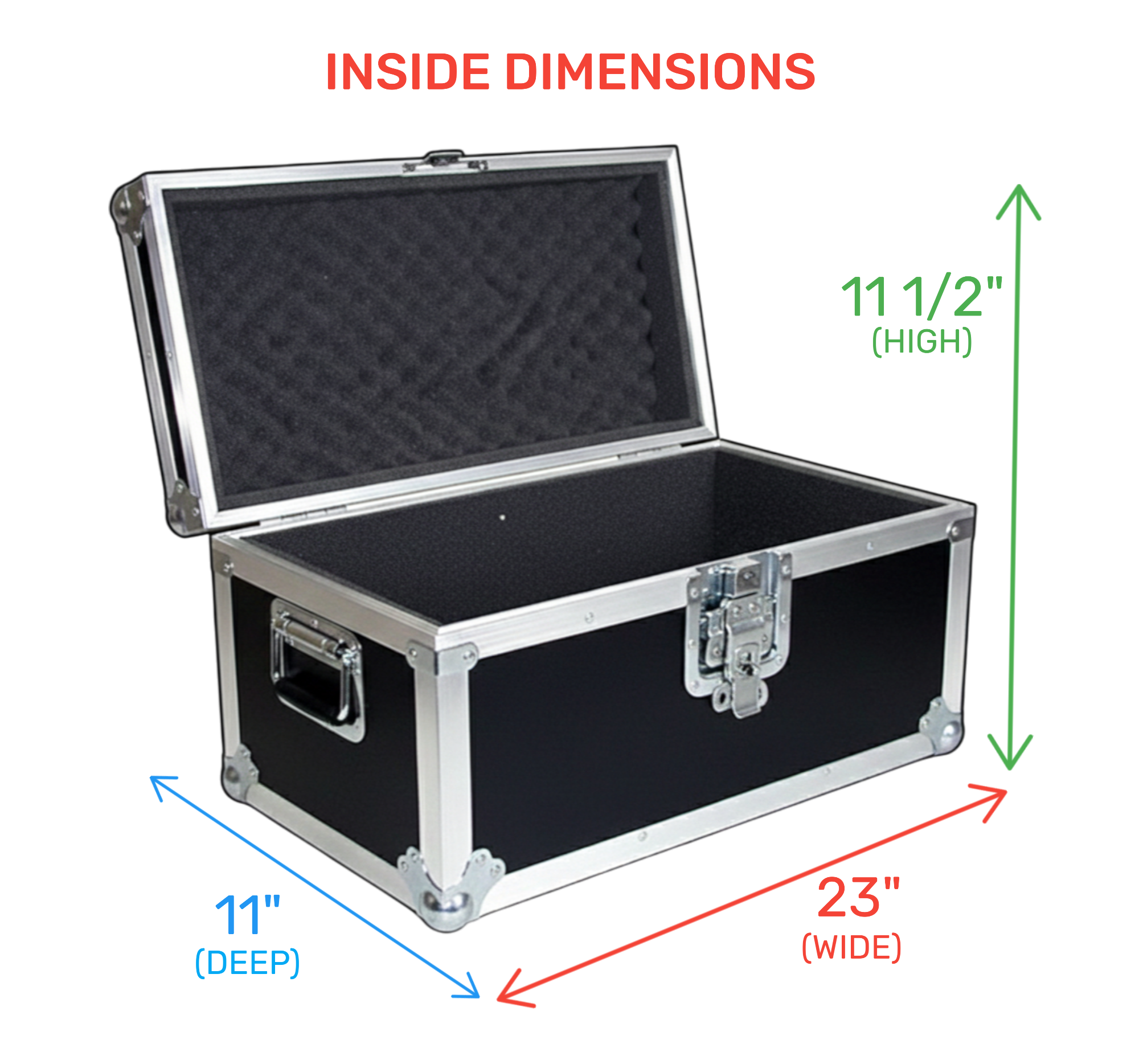 Heavy Duty 3/8" ATA Case Shipping Trunk