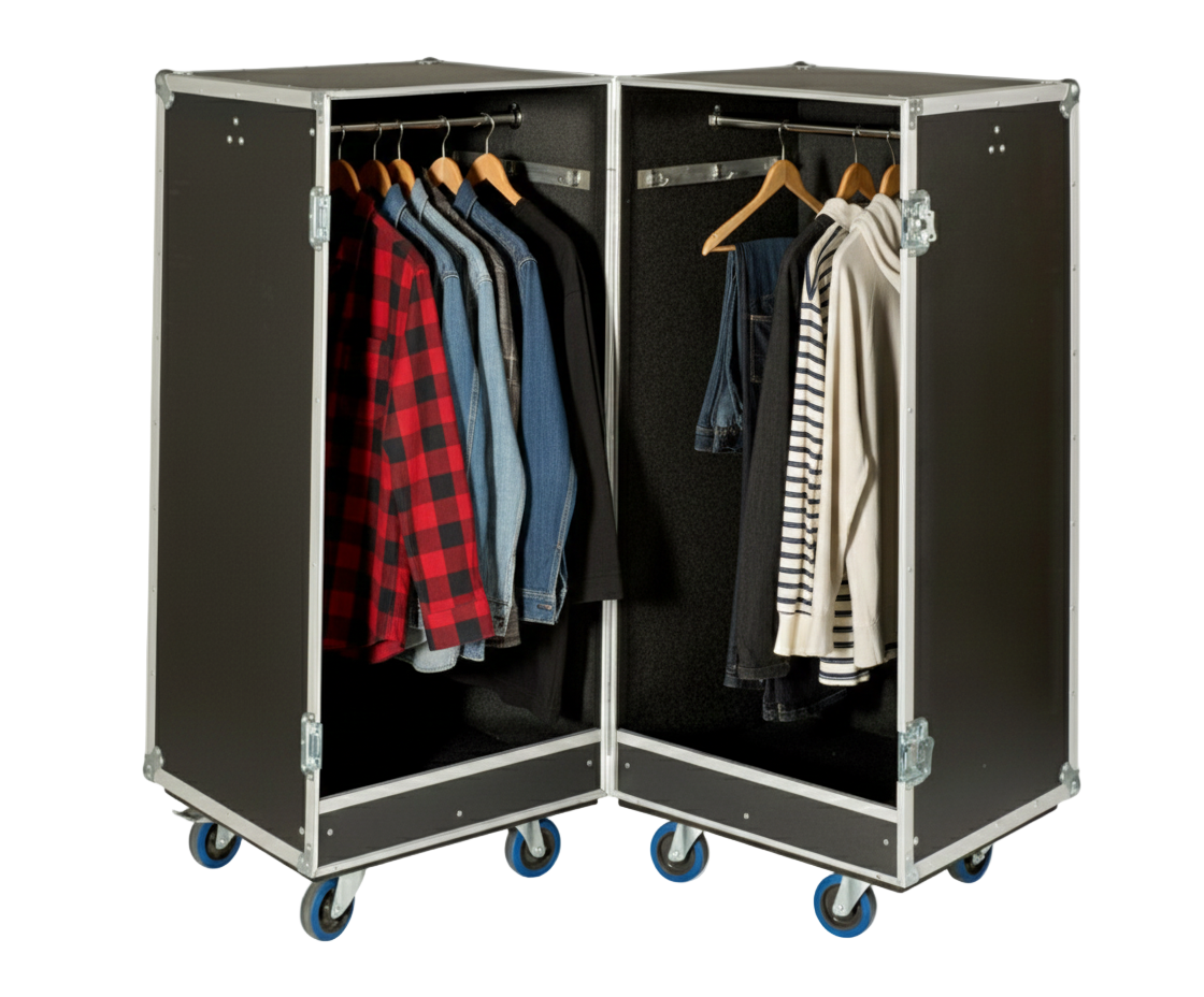 Heavy Duty ATA Wardrobe Case 3/8" Plywood | Double-Sided