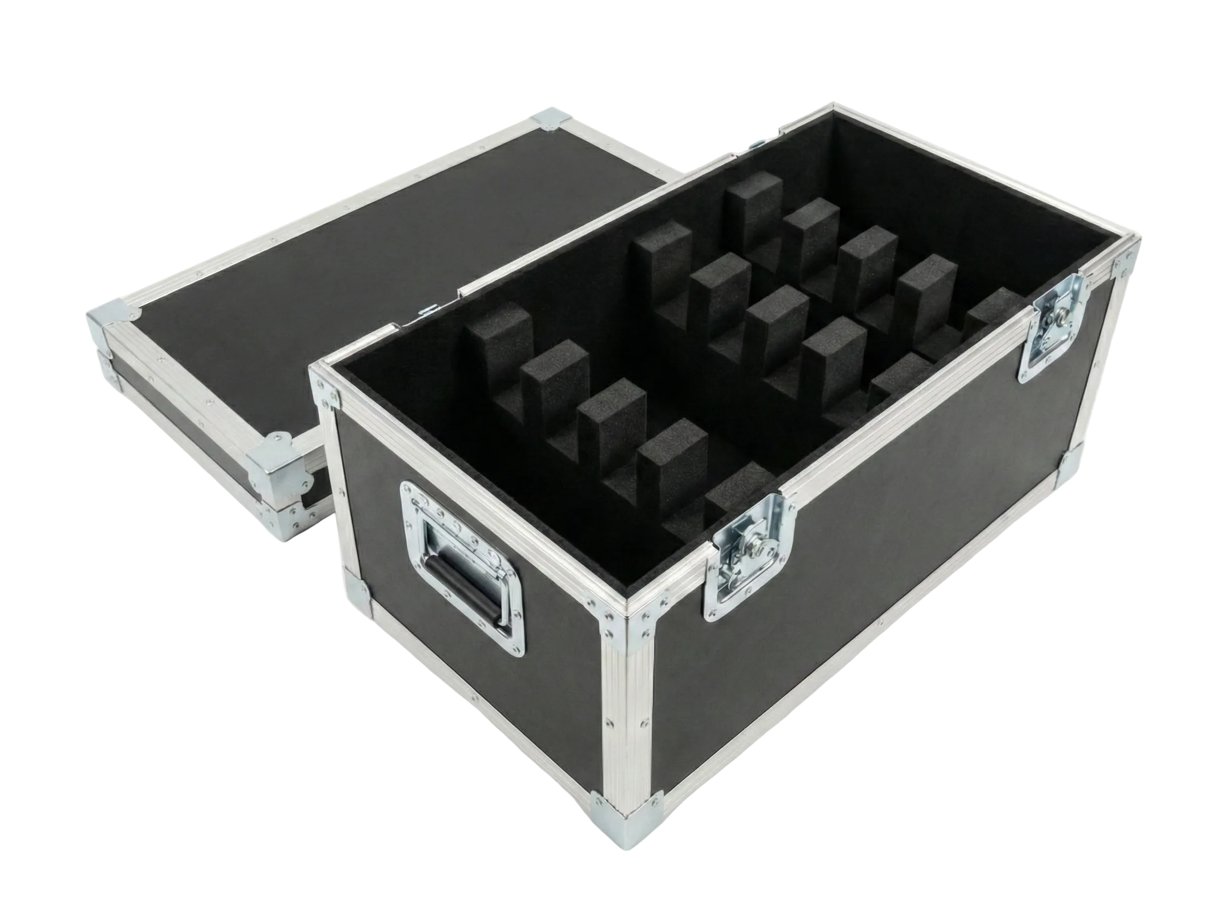 Medium Duty ATA Case for Microphone Stands with Foam Dividers