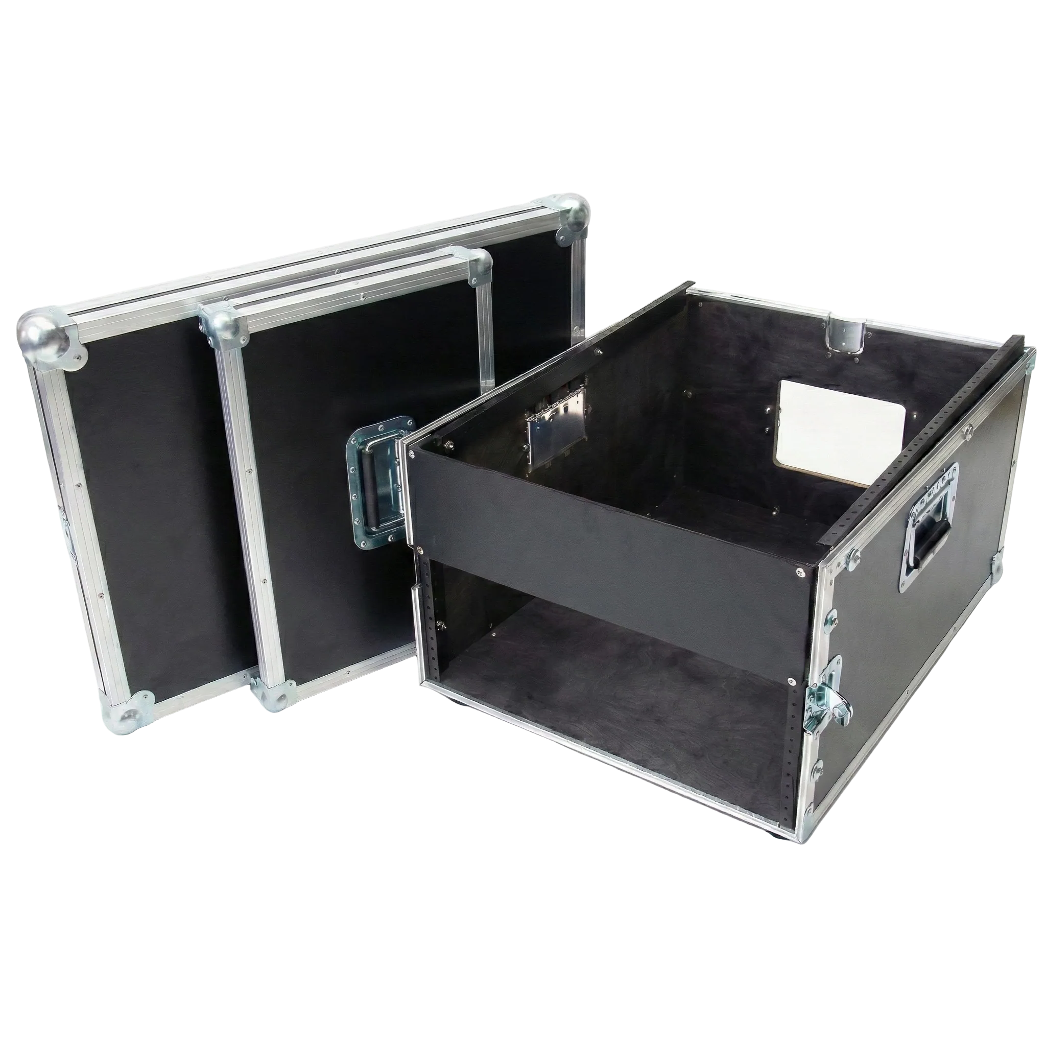 Medium Duty ATA Rack Mixer Case – 14U Top, 6U Bottom with Dolly Wheels