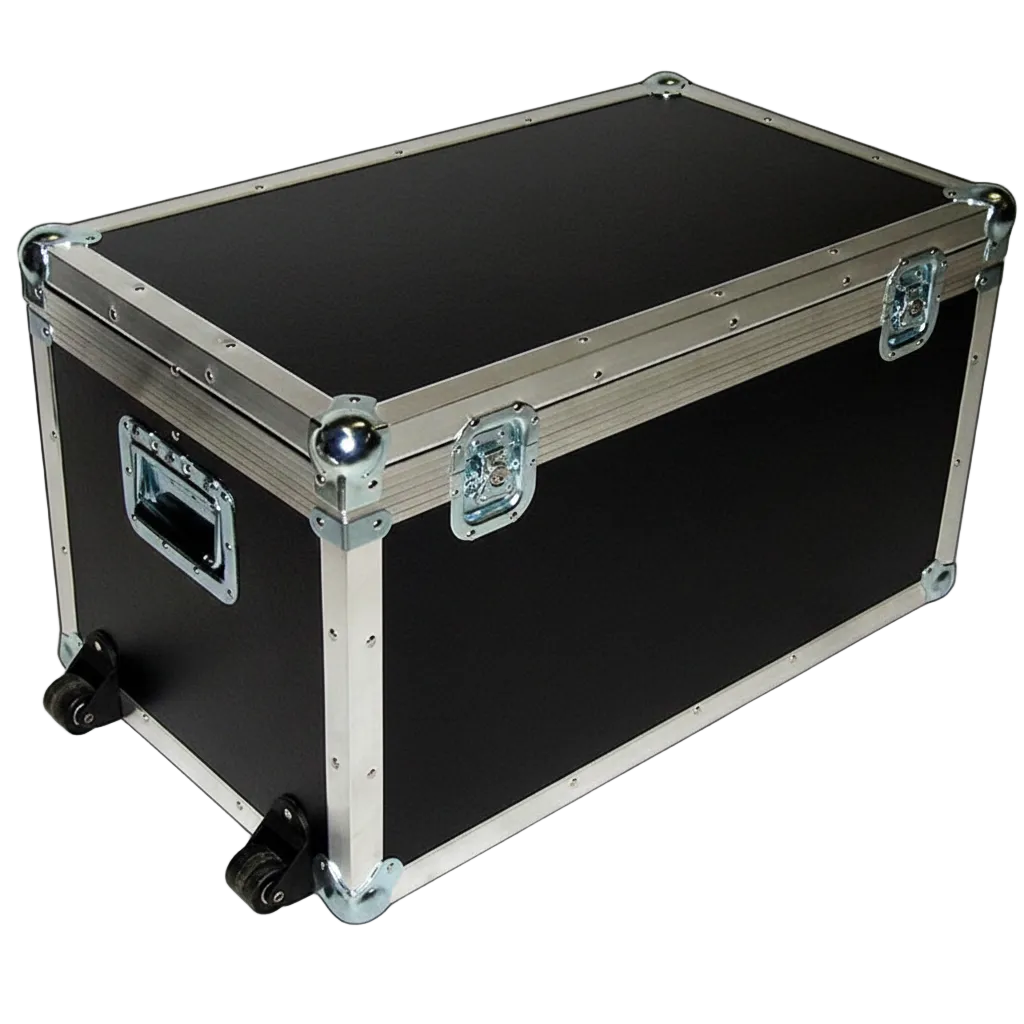 Medium Duty ATA Utility & Supply Trunk Cases w/ Dolly Wheels – 6 Sizes