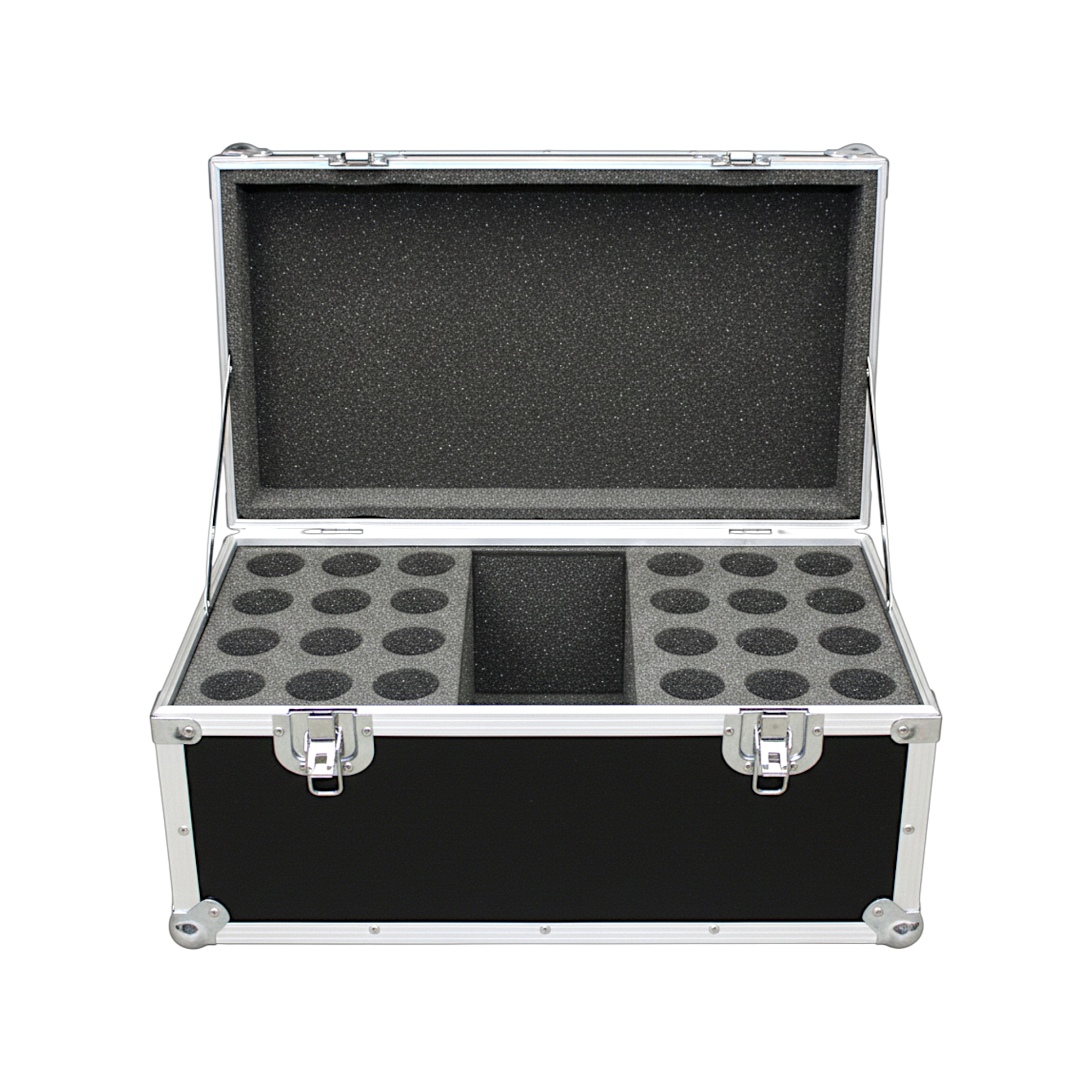 24 Microphones ATA Case with Wire Compartment