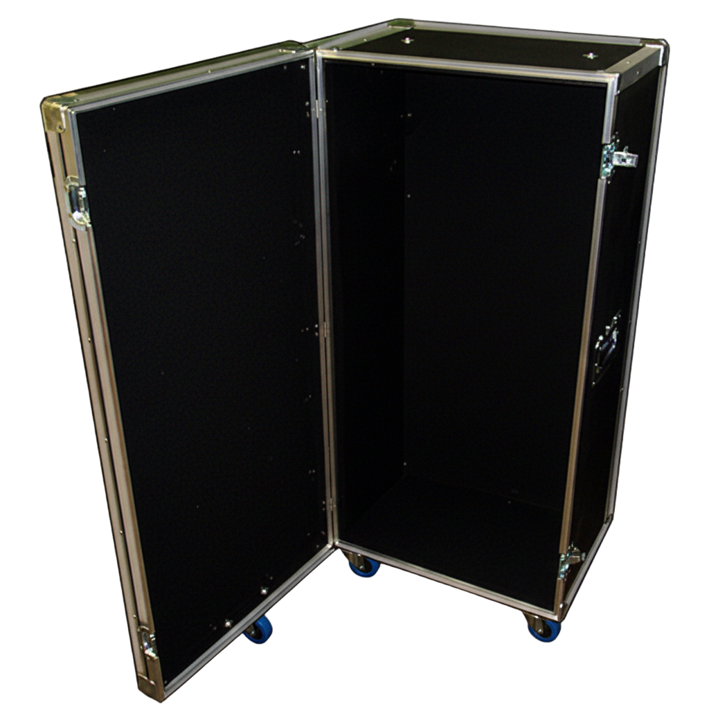Small ATA Wardrobe Case 1/4" Plywood | Pullout Hanging Bar