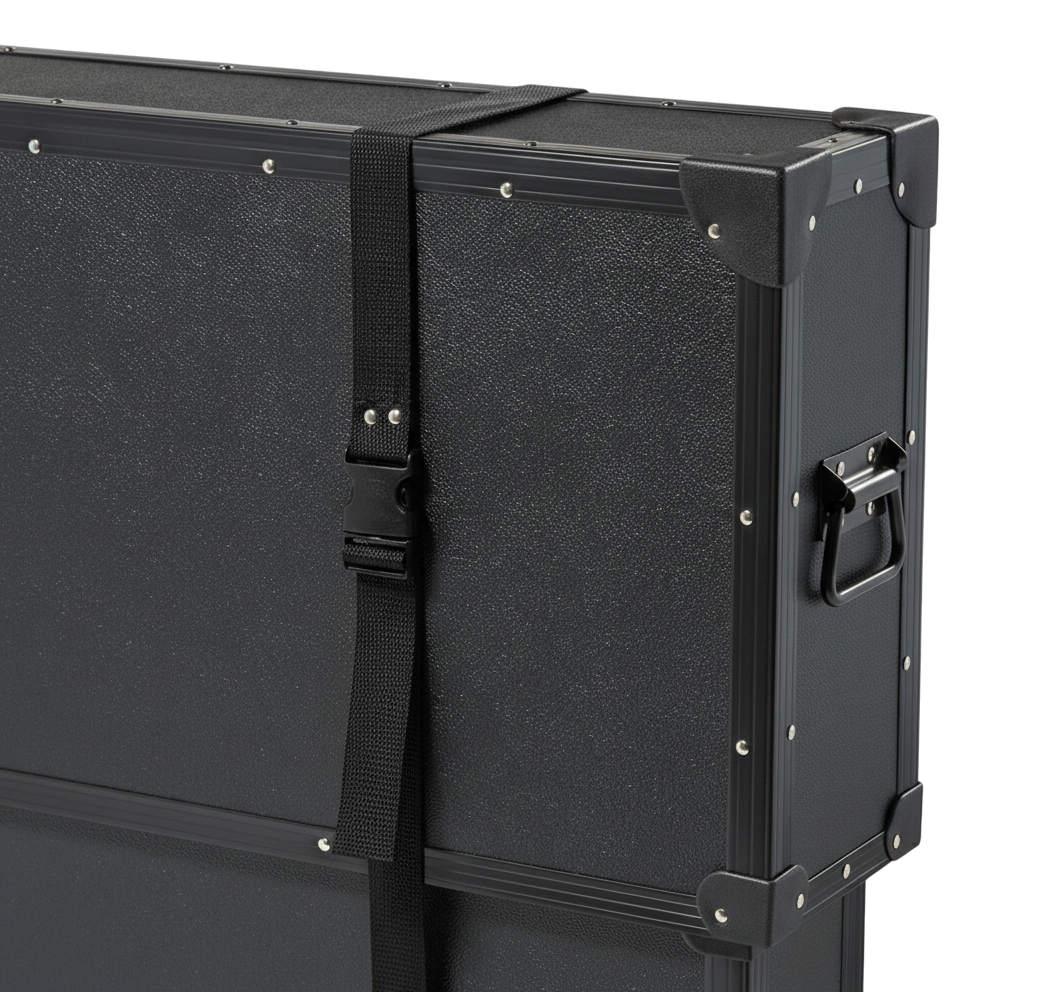 50" Plasma LCD LED TuffBox TV Case | Adjustable Telescoping Lid