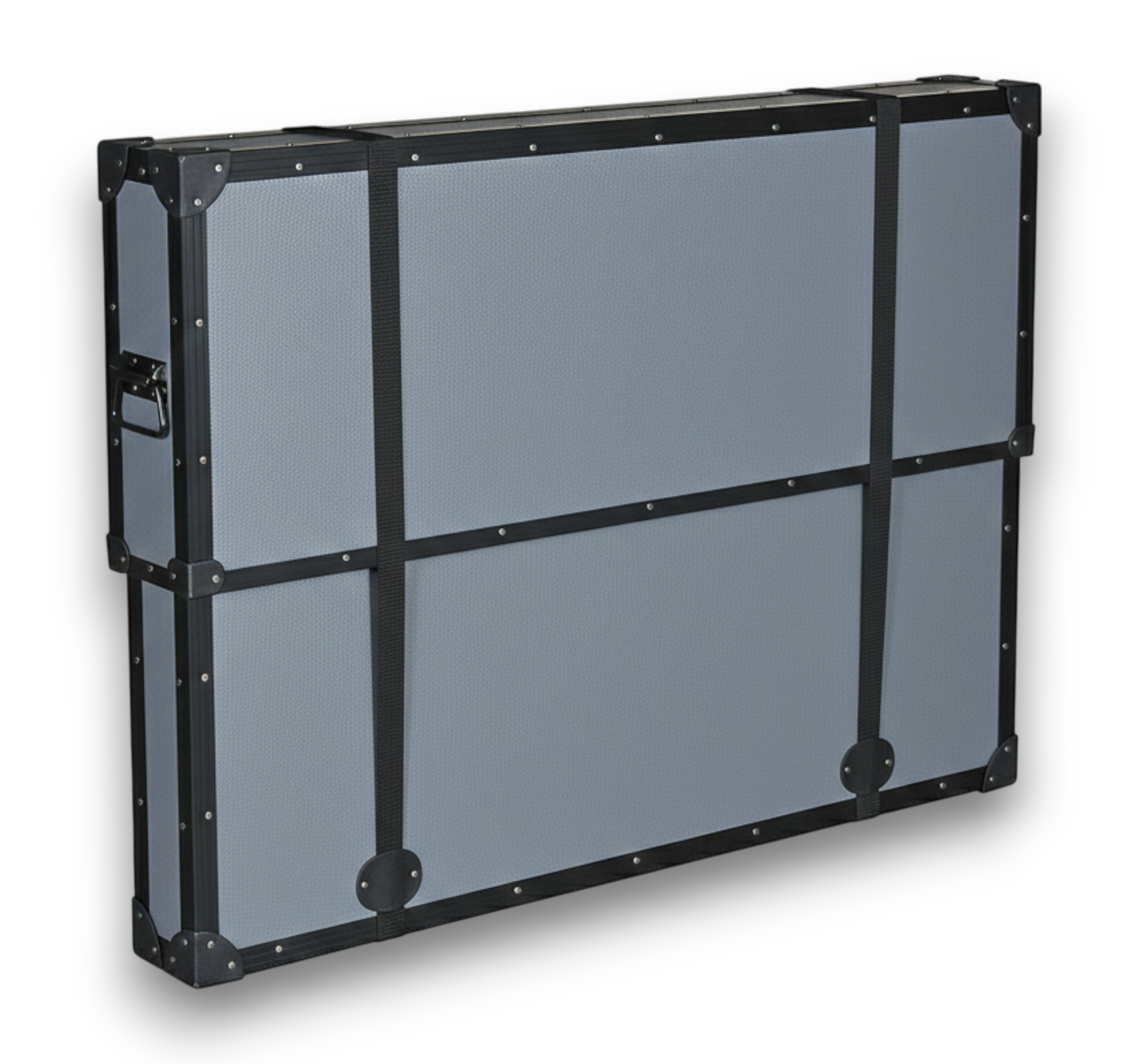 60" Slim Single TV Road Case | Adjustable Telescoping Lid