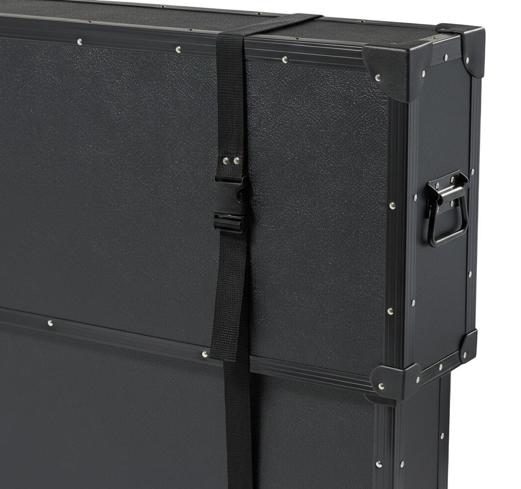 36" TuffBox Economy Slim TV Case | Adjustable Telescoping Lid