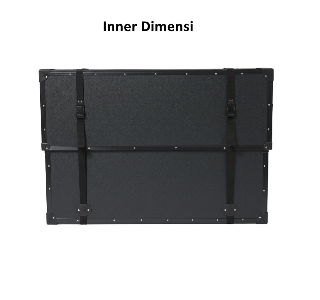 36" TuffBox Economy Slim TV Case | Adjustable Telescoping Lid