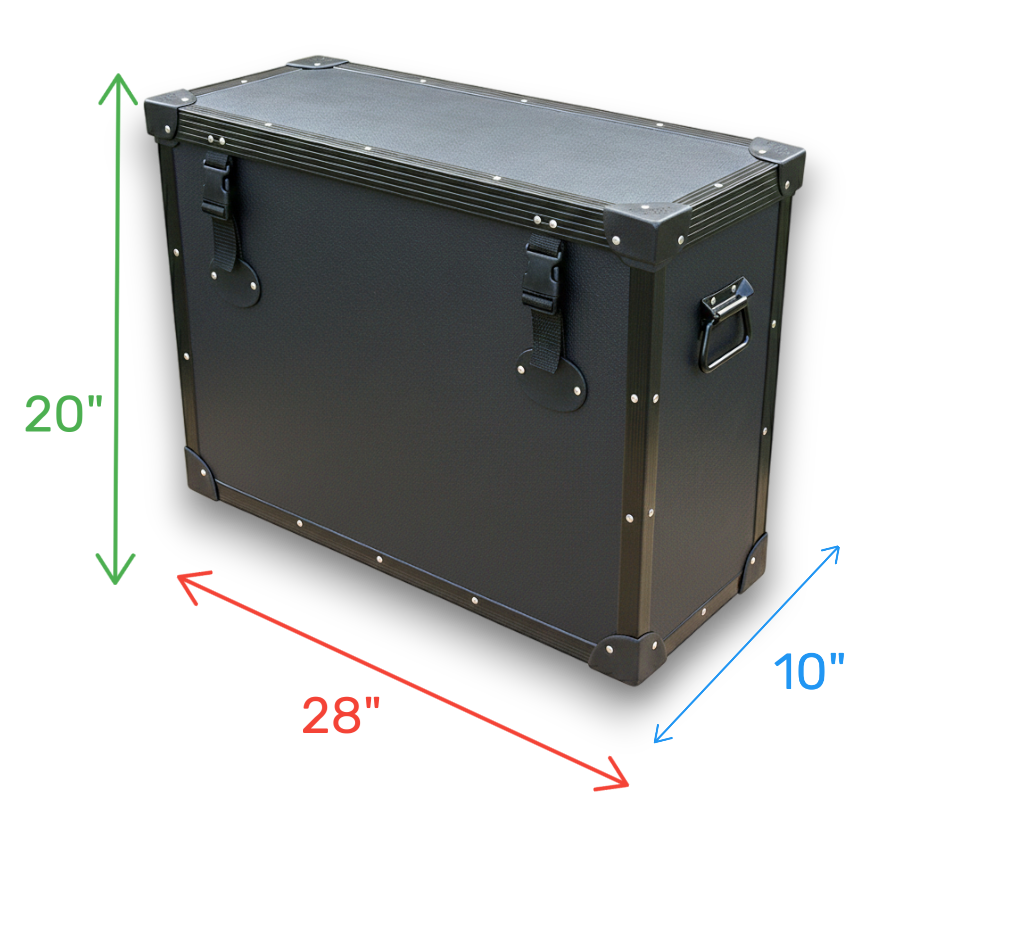 Medium-Duty 25"-28" TuffBox LCD Monitor Case