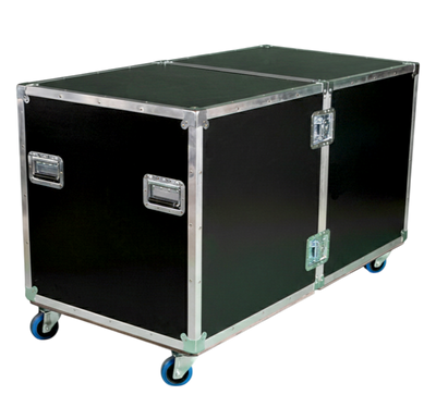 2-Sided 28x28x28 Utility Trunk Case with Adjustable Shelves